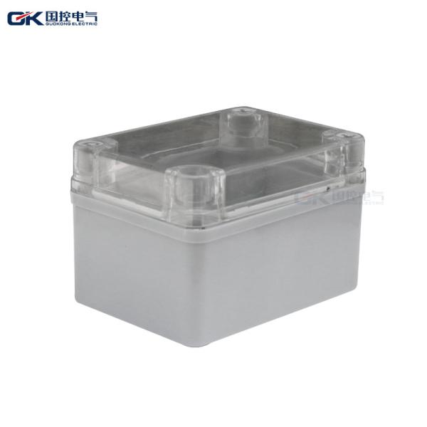 Copper Connection Plastic Waterproof Electrical Junction Box , Ip44 Junction Box Black