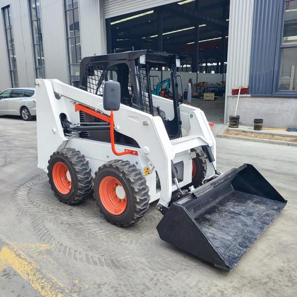 Front Discharge Mini Skid Steer Loaders with Attachments CE EPA Global Sale