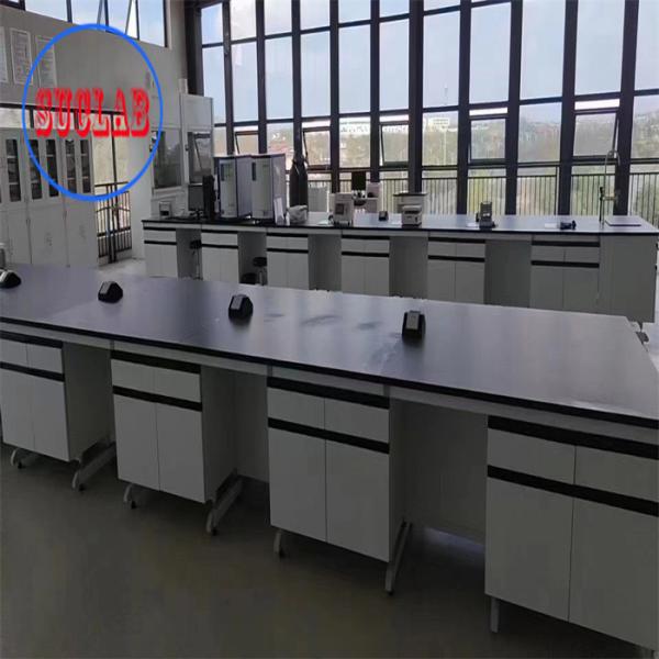Stainless Steel Chemistry Lab Workbench C Frame Laboratory Equipment
