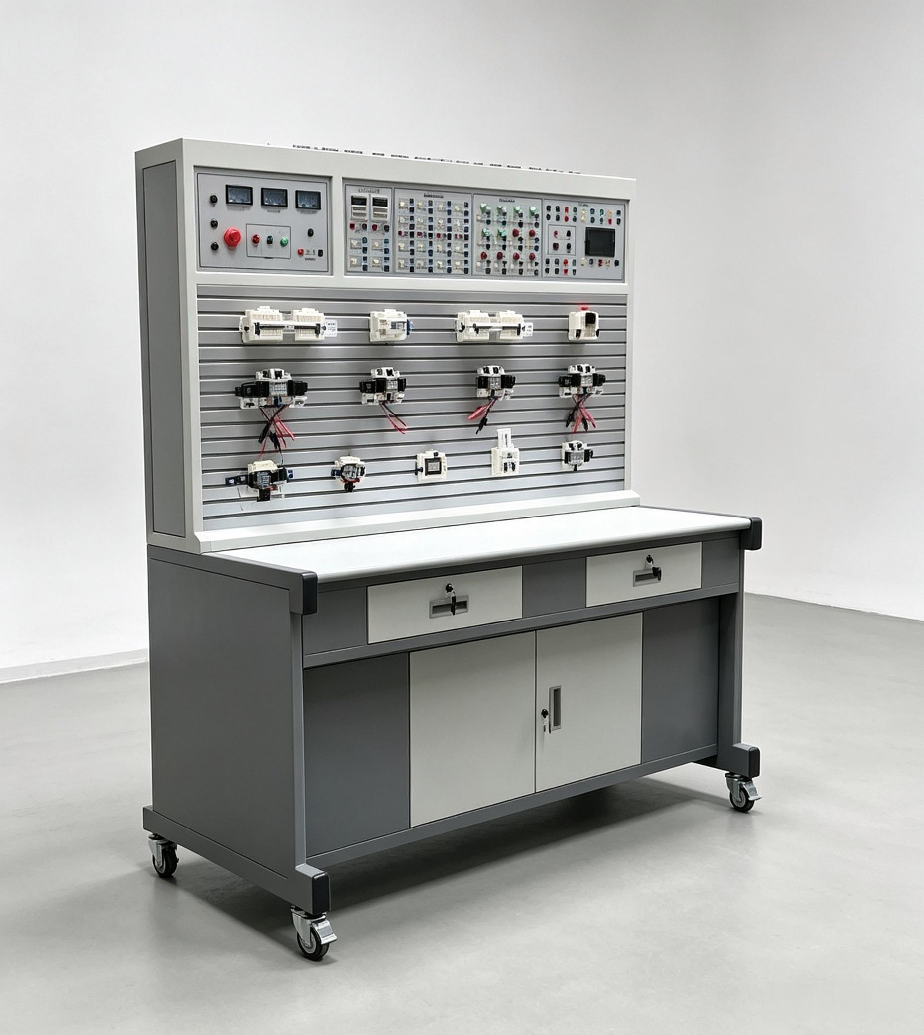 Comprehensive Pneumatic PLC Control Training Device PLC Trainer Vocational Didactic Educational Training Equipment