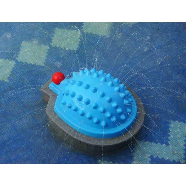 Spray Aqua Park Equipment Hedgehog Shaped Water Playground With Raining