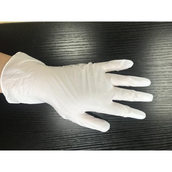 White Latex Free Powder Free Disposable Gloves S - XL Size PVC Material