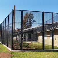 Protección de alta seguridad con recubrimiento de polvo 358 Rejilla de malla antiascensión Tratada térmicamente