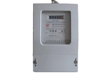 3 * 220V  3 Phase Digital Energy Meter , Three Phase Four Wire Electric Smart Meter