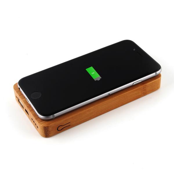 Fashionable Design Wooden Phone Charger Stand Universal Type Nylon Material