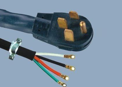UL CUL CSA  50A 250V Heavy Duty Range NEMA 14-50P Electric Angle Plug American UL Power Cord