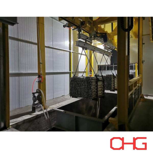 Liquid Painting Line for Carbon Steel Parts Dipping of Packaged Frames Customization in Coating Production Line