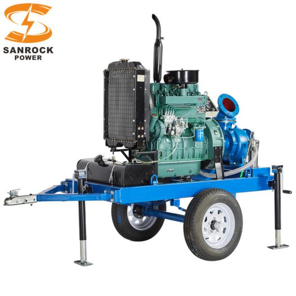 90kw 120kw bombas de agua con motor diésel de auto-primación urbana bomba de alcantarillado de larga vida útil