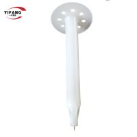 le panneau isolant de tir en plastique de HDPE de 250mm cloue l'attache