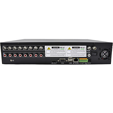 H.264 8 Channel Real Time DVR Security System (2 D1+6 CIF Real Time) 