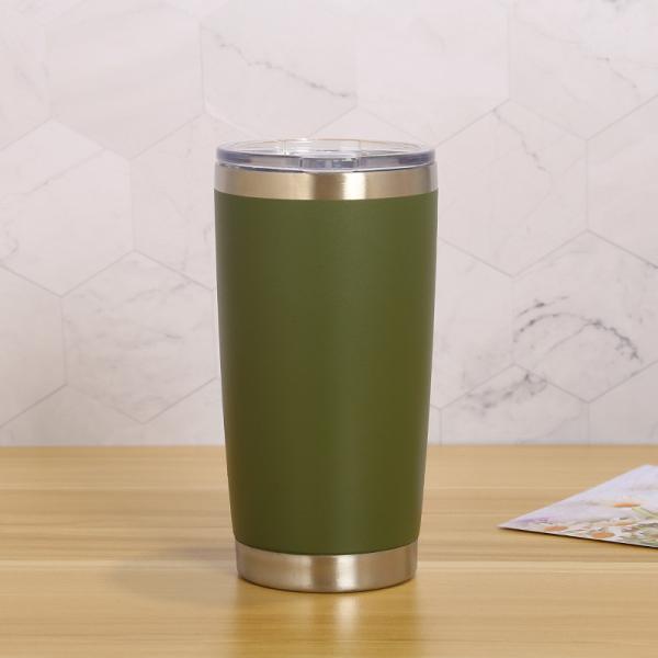 20oz Travel Tumbler Cup Double Wall Vacuum Isolated Stainless Steel Coffee Cup с крышкой