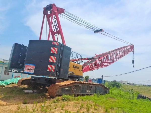 Construction Used Spider Crane Telescoping Crawler Crane Used 150ton