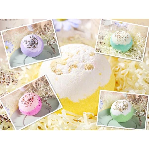 Natural Relaxing Bath Salts Custom Bubble Colors Vegan Organic Fizzy Bath Bombs