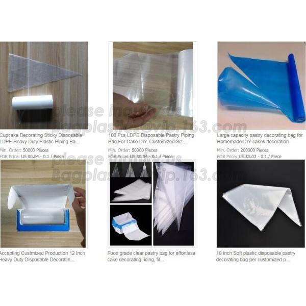 PE Plastic Icing Piping Cake Decorating Pastry Bag Candy Making Bags, Cake Cream, Decorating, Pastry Bags, Piping, Pastr