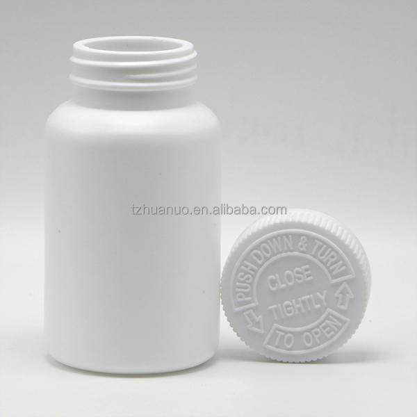 Medicine Container 225ml/7.6oz HDPE Plastic Bottle Capsule/Powder/Pill Supplement Holder