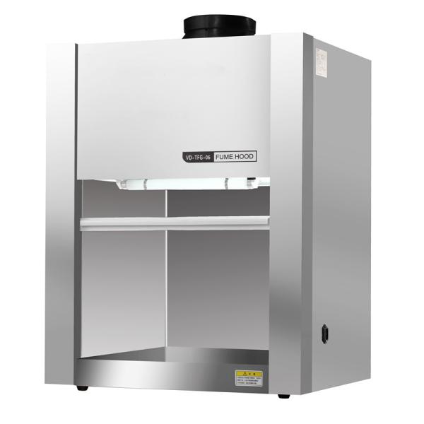 Commercial Furniture Mobile Labs Stainless Steel Ducted Mini Desktop Fume Hood Control