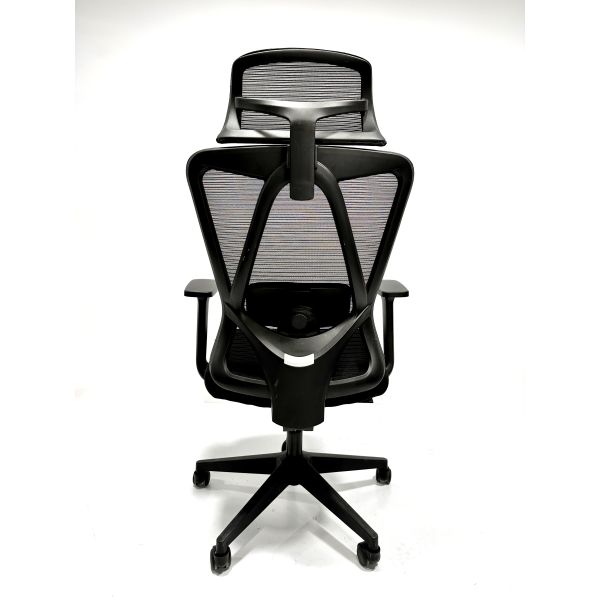 High Back Full Mesh Office Chair Revolving With Fixed Armrest