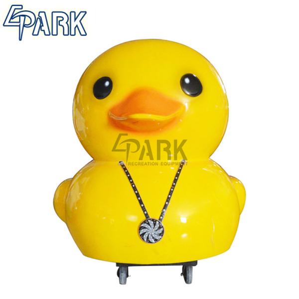 Yellow duck swing coin operated kiddie rides EPARK kids amusement park ride on machine