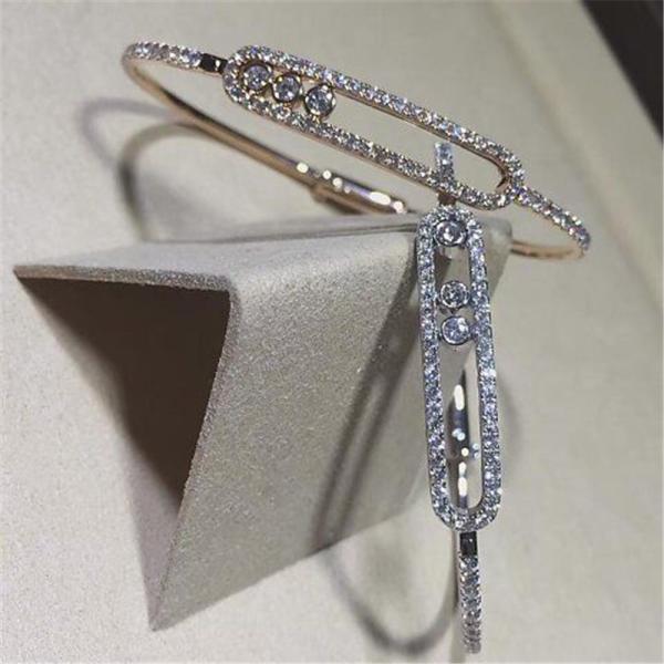 Jewelry factory in Shenzhen, China Mk  bracelet 18k white gold yellow gold rose gold diamond bracelet