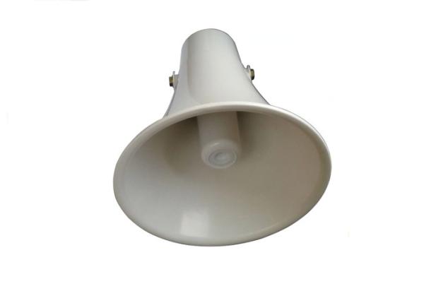 ABS Material Horn Type Loudspeaker , Powered PA Speakers Aluminum Speaker Body