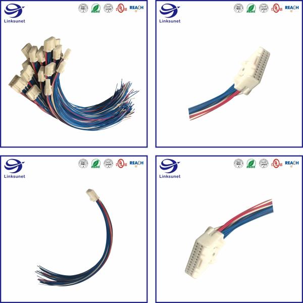 Automotive wiring harness with 1A 8 - 40 Pin IMSA Waterproof Connector