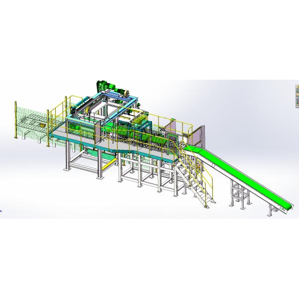 Palletizer de haut niveau avec la machine automatique de Palletizer pour le type produits du sac 25kg-50kg