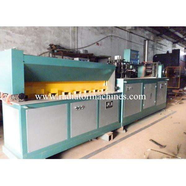 Copper Radiator Fin Machine , Radiator Manufacturing Equipment Energy Saving