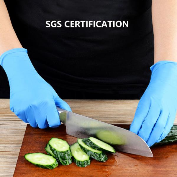 Medical Grade Thickened Nitrile Examination Gloves - CE Certified for Superior Protection and Durability