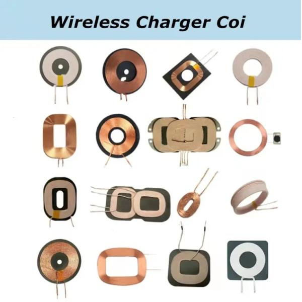 28*38MM-13uH bobina de carga inalámbrica Cable autoadhesivo para carga de auriculares