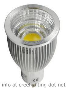 7watt MR16 COB LED spotlights 12V DC and 110/240V AC Dimmer OPTIONAL by TRIAC SYSTEM
