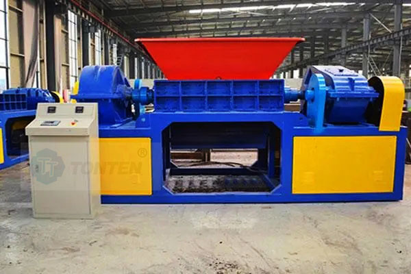 Двойной вал дробилка металлический мусорный дробилка пластмассовый дробилка