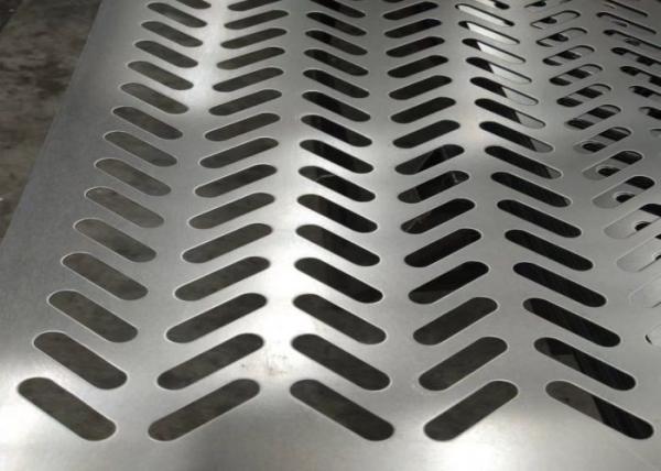 316Ti Hot Drawn Stainless Steel Perforated Plate 2B NO.1 Surface