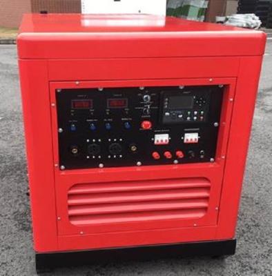 motor elétrico de solda diesel silencioso de painel de controle DC12V do LCD do gerador 300A
