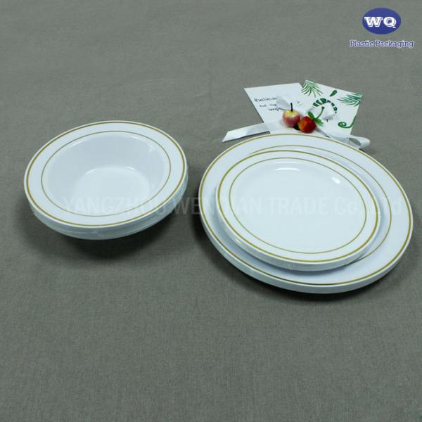 Elgant Food Grade 7.5 inch Disposable Plastic Salad Fruit Bowl-Resistant Salad Bowl Plastic Disposable Food Container