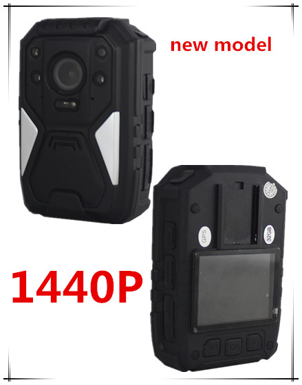 FHD 1440p Police Bodycam 30 Fps, 4G GPS WIFI Police Body Worn Camera