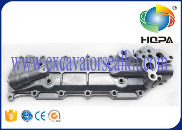 Old Style Excavator Engine Parts , Oil Cooler Assembly 6134-61-2113 6134-61-2112