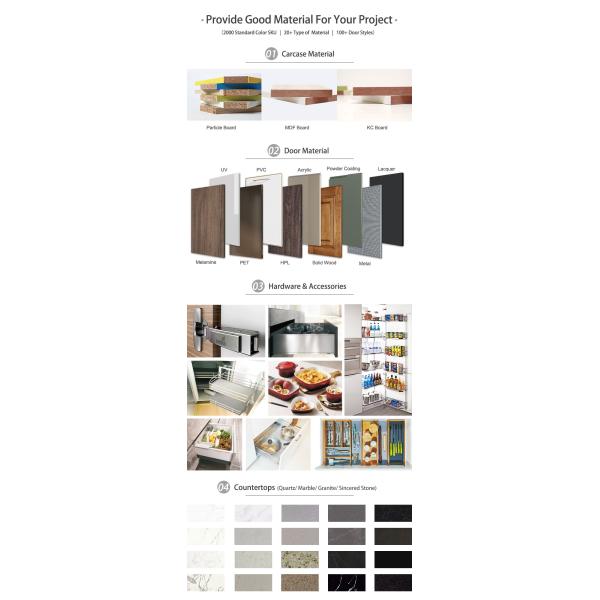 Ready To Assemble Solid Wood White Shaker Style Modular Wood Kitchen Cabinets