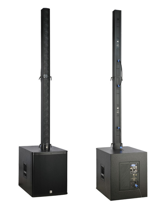 Wedding Column Loudspeakers Active Radio Broadcast Equipment , Column Speaker Design