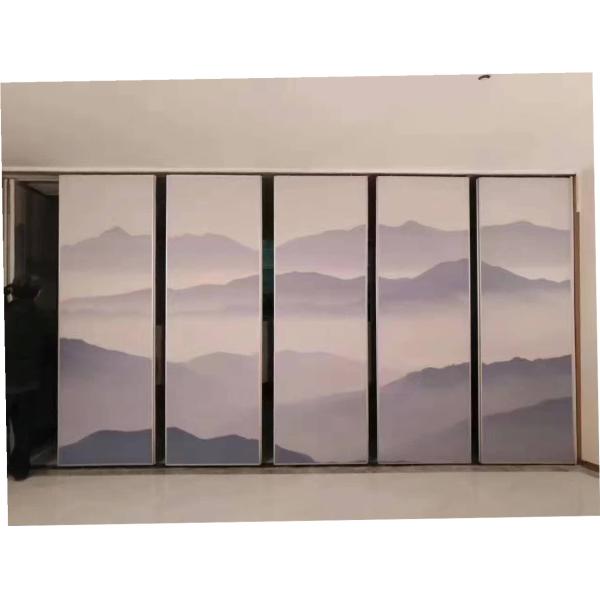 Современные акустические передвижные стены раздела/сползая складывая раздел 3,65 измеряют высоту