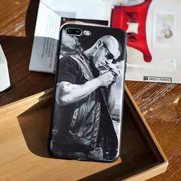 Soft TPU Super Slim 1.0mm Cool Character Image Back Cover Cell Phone Case For iPhone 7 6s Plus