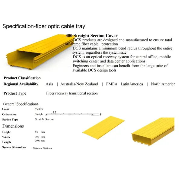 Runner System Fiber Runner Raceway Cable Tray