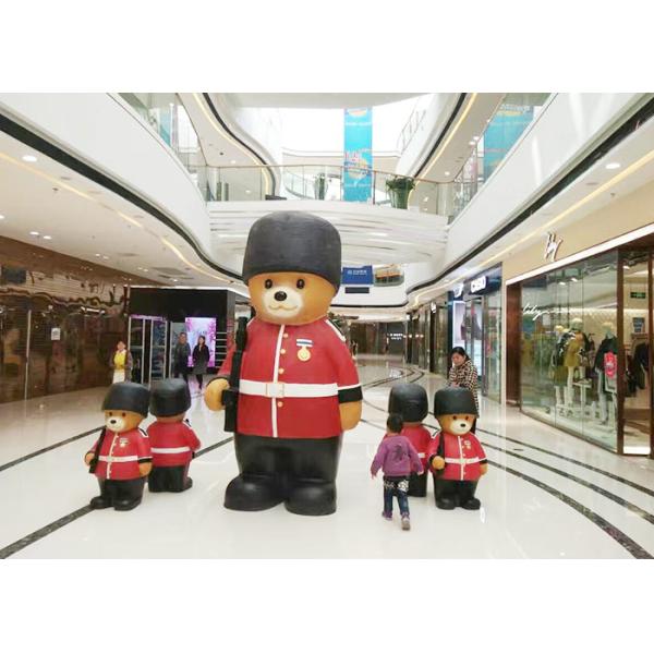 El oso forma las estatuas gigantes de la fibra de vidrio, estilo moderno de las estatuas al aire libre grandes de la fibra de vidrio