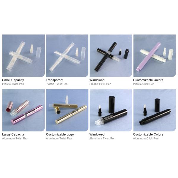 2ml 4ml Hot Sale Empty Wrinkle Remover Teeth Whitening Gel Lipgloss Twist Pen With Brush