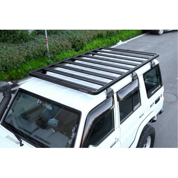 2110X1195 Customized Aluminium Powder Coated Luggage Basket Roof Rack Ideal for LC150
