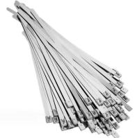 Fabrica de amarre de cable de acero inoxidable autobloqueador de trabajo pesado amarre de cable de acero inoxidable con cremallera