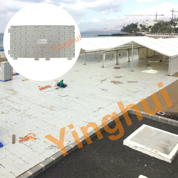 Portable Interlocking Plastic Event Flooring Party Tent Flooring Outdoor Grass Protector Event Floor