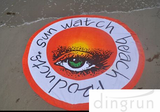 Sports Team Premium Printed Lightweight Beach Towels Round In Diameter 150cm