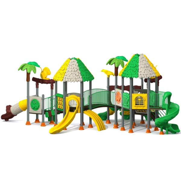 Galvanized steel pipe with fresh colors commercial outdoor playground for outdoor activities TQ-ZR1234
