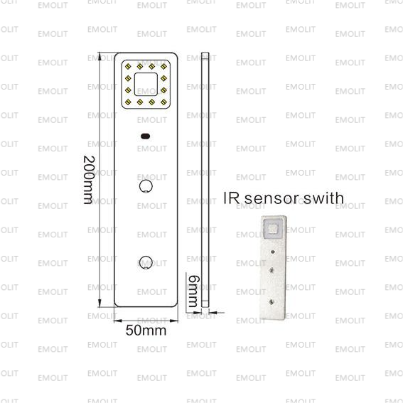 Super Slim Aluminium Housing Wall Installation LED Furniture Cabinet Lamp CE Approval
