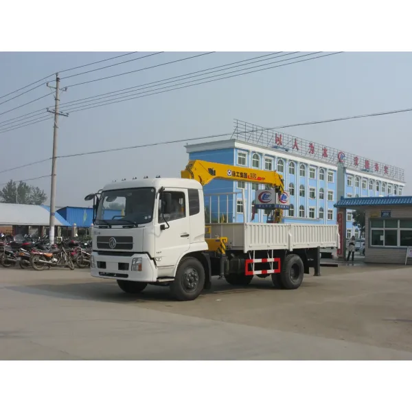 4*2 Dongfeng Truck Mounted with 8 Ton Knuckle Arm Crane Truck